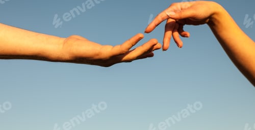 Preview: Couple In Love. Hands Concept.