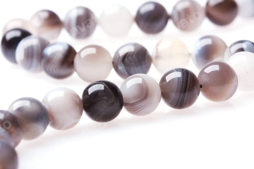 Preview: Beads On A White Background