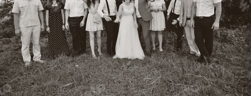 Preview: Bride And Groom With Guests Together