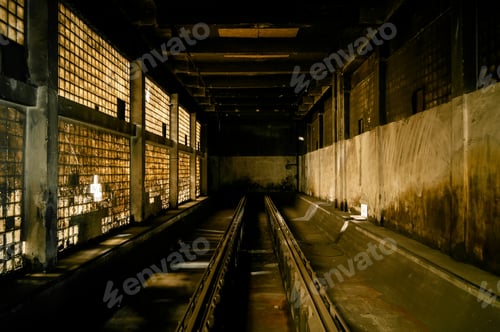 Preview: Industrial Interior Of A Vehicle Repair Station