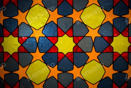 Preview: Abstract Stained-Glass Background