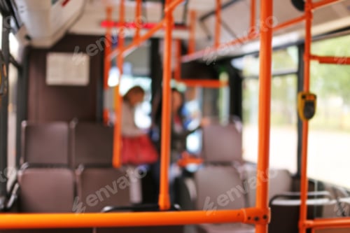 Preview: Blurred Bus Interior