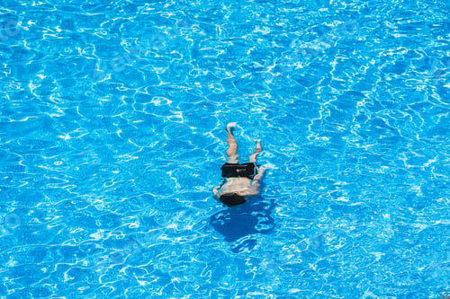 Preview: Children Diving In A Pool In Summer