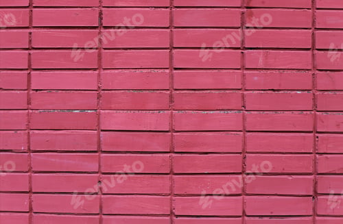 Preview: Red Painted Brick Wall Texture