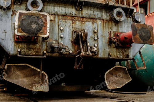 Preview: Closeup Photo Of A Train With Magnetic Connection