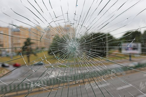 Preview: Cracked Glass Background