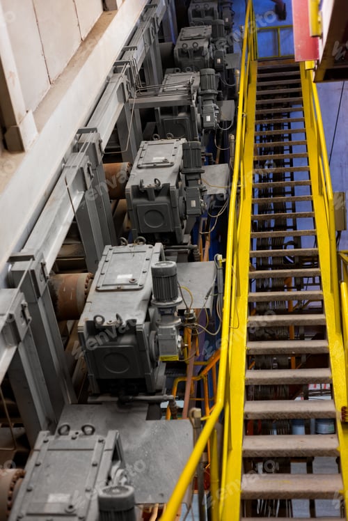 Preview: Industrial Interior Of A Generic Power Plant With Frames