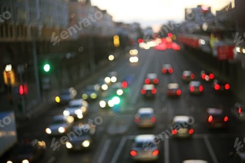 Preview: Blurred City Traffic