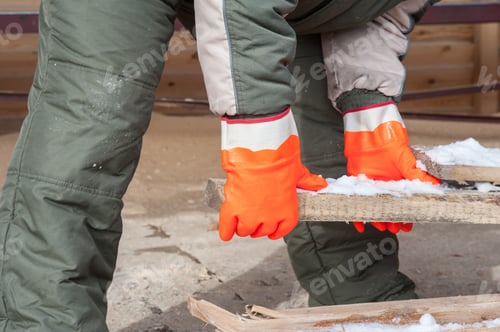 Preview: Carpenter Working At Sawmill