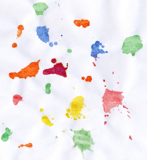 Preview: Colorful Blobs On A White Paper Texture