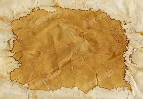 Preview: Brown Stain On A Vintage Paper