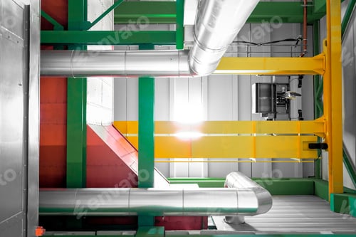 Preview: Industrial Interior Of A Thermal Power Plant