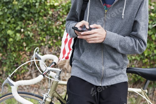 Preview: Young Boy With Mobile Phone
