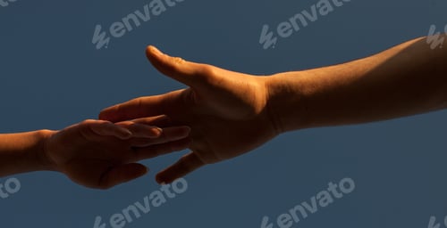Preview: Symbol Couple Hands On Sea Beach Hart Symbol With Hand In Holiday Time.