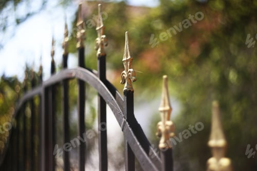 Preview: Sharp Spikes On A Metal Fence