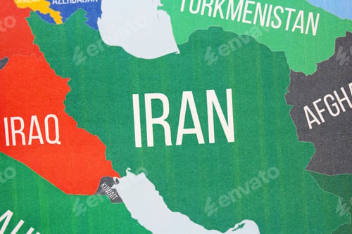 Preview: Iran Map Close Up
