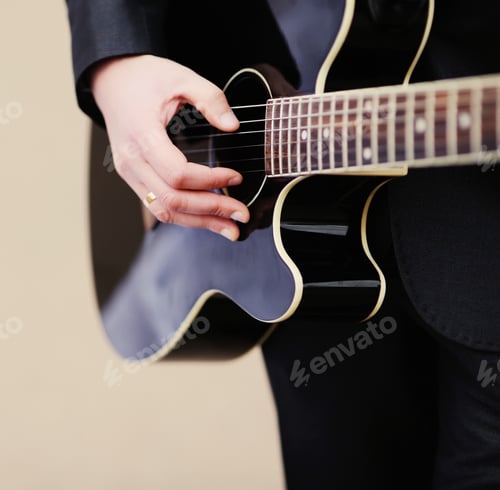 Preview: Close up of a Guitar Player