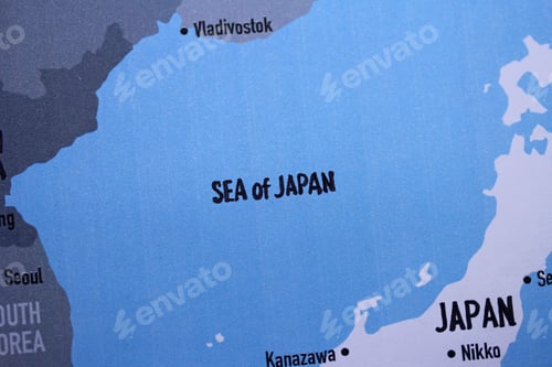 Preview: Sea Of Japan Map Close Up