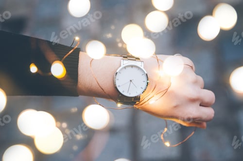 Preview: Woman Hands With Watch On The Wrist First Person View