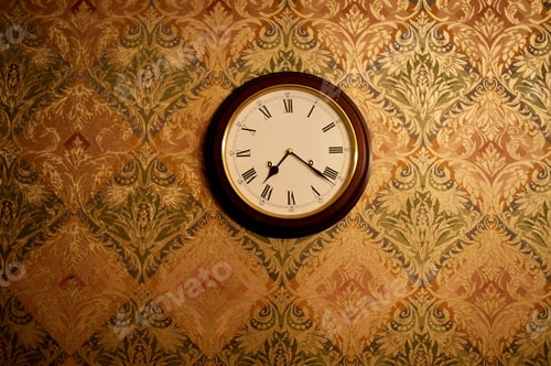 Preview: Vintage Clock On A Wall