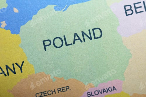 Preview: Poland Map Closed Up