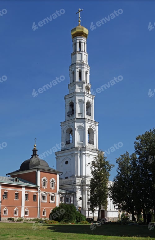 Preview: Bell Tower Of St. Nicholas Ugreshsky (Nikolo-Ugreshsky) Monastery At Dzerzhinsky, Moscow Region