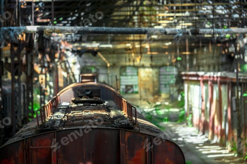 Preview: Cargo Trains In Old Train Depot Left To Be Eaten By The Rust