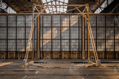 Preview: Industrial Interior Of An Old Factory Building