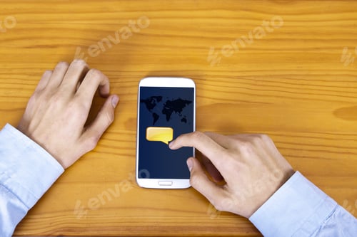 Preview: Table Businessman Working In The Office