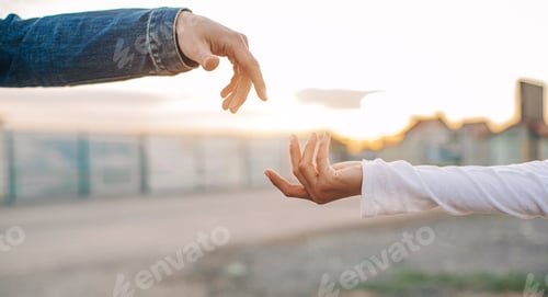 Preview: Hands Concept. Love Photo. Couple In Love.