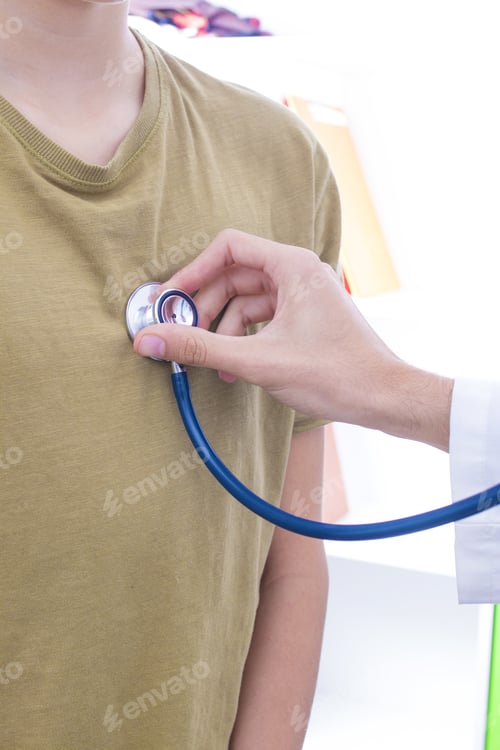 Preview: Doctor With Stethoscope Listening To The Patient