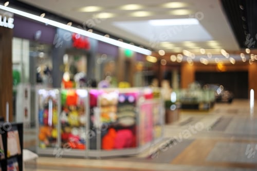 Preview: Blurred Mall Interior