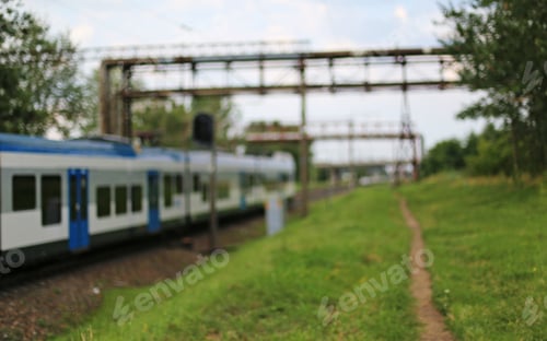 Preview: Blurred Train Leaving