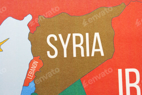 Preview: Syria Map Close Up