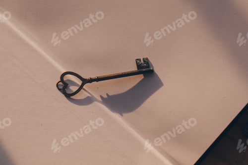 Preview: Love Key. Book. Old Book. Old Key.
