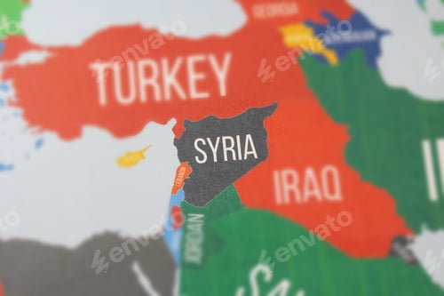 Preview: Syria Map Close Up