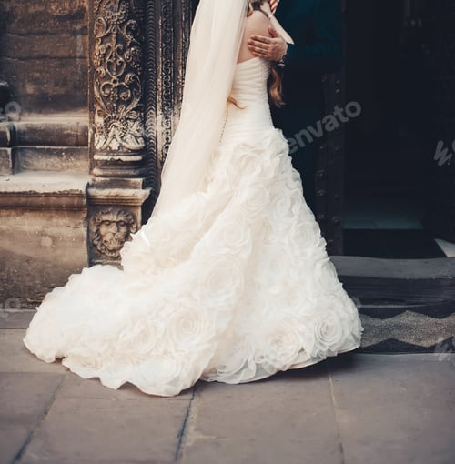 Preview: Bride In A White Dress Is Followed By A Groom To The Church