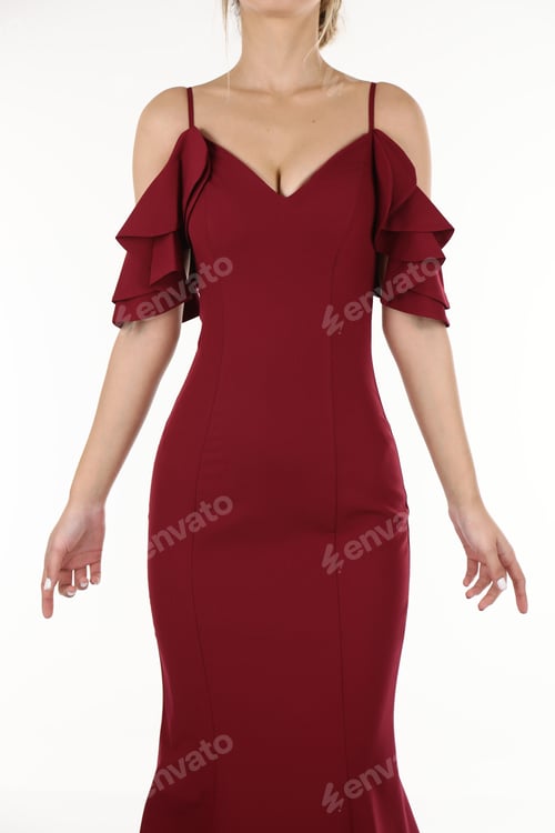 Preview: Woman Dress Shoot In Studio