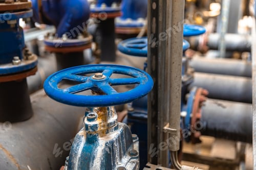 Preview: Round Valve In Industrial Environment