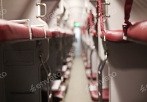 Preview: Empty Train Interior Background
