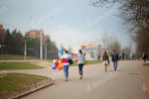 Preview: Blurred Photo Of Lesbian Couple With Balloons