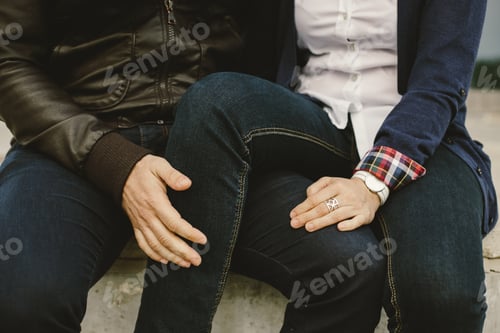 Preview: Couple Of Hetero Lovers Touching Each Other With Love