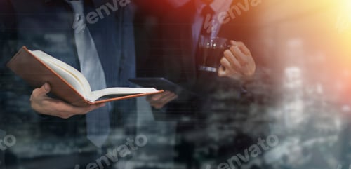 Preview: Business People Working With Calendar And Laptop