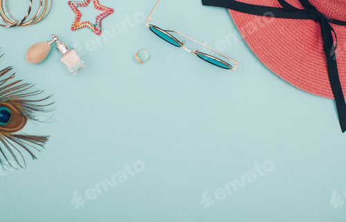 Preview: Beauty Woman Tools. Beauty Table.
