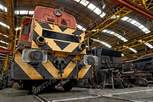 Preview: Freight Train Parking In A Garage