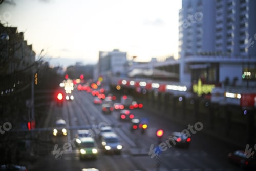Preview: Blurred City Lights At Dusk
