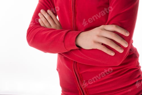 Preview: Hand Making A Gesture On A White Background