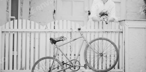 Preview: Bride Near The Old Bicycle
