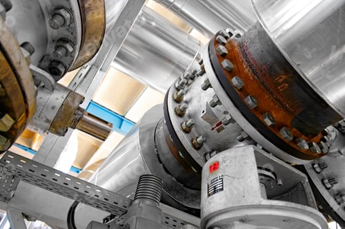 Preview: Large Industrial Pipes In A Thermal Power Plant