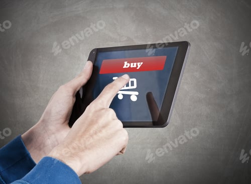 Preview: Hands With The Tablet, Online Shopping